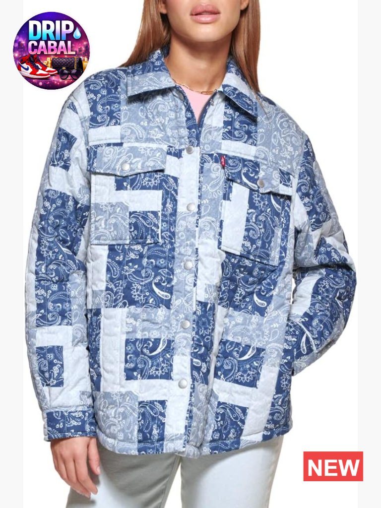 Women's Diamond Quilted Lightweight Shirt Jacket